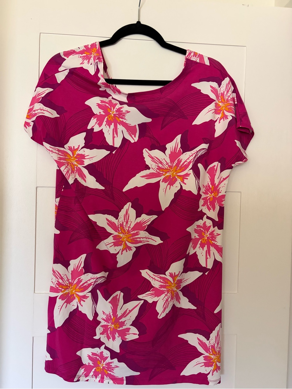 Fighting Eel Dress Kimie with Tiger Lily Pattern
